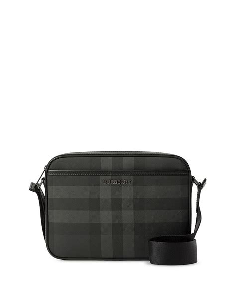 Shop Burberry Muswell Check Crossbody Bag 